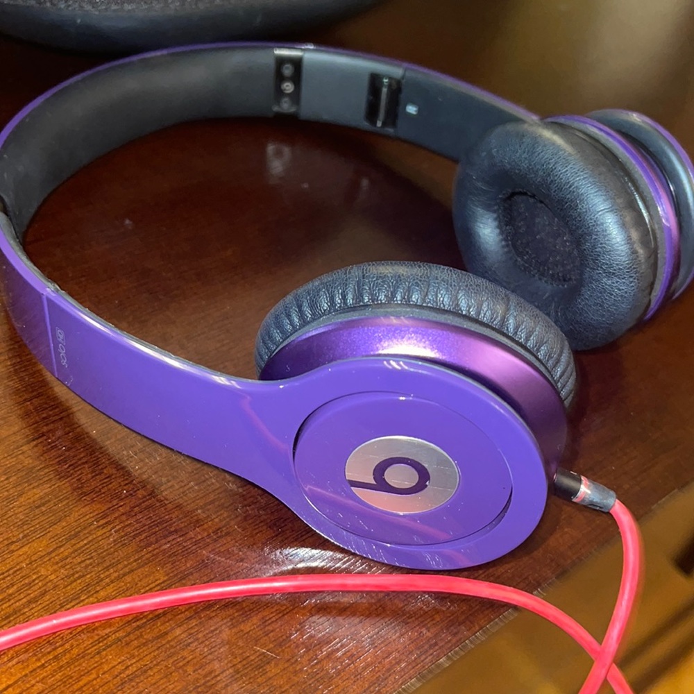 Beats by Dre purple headphones